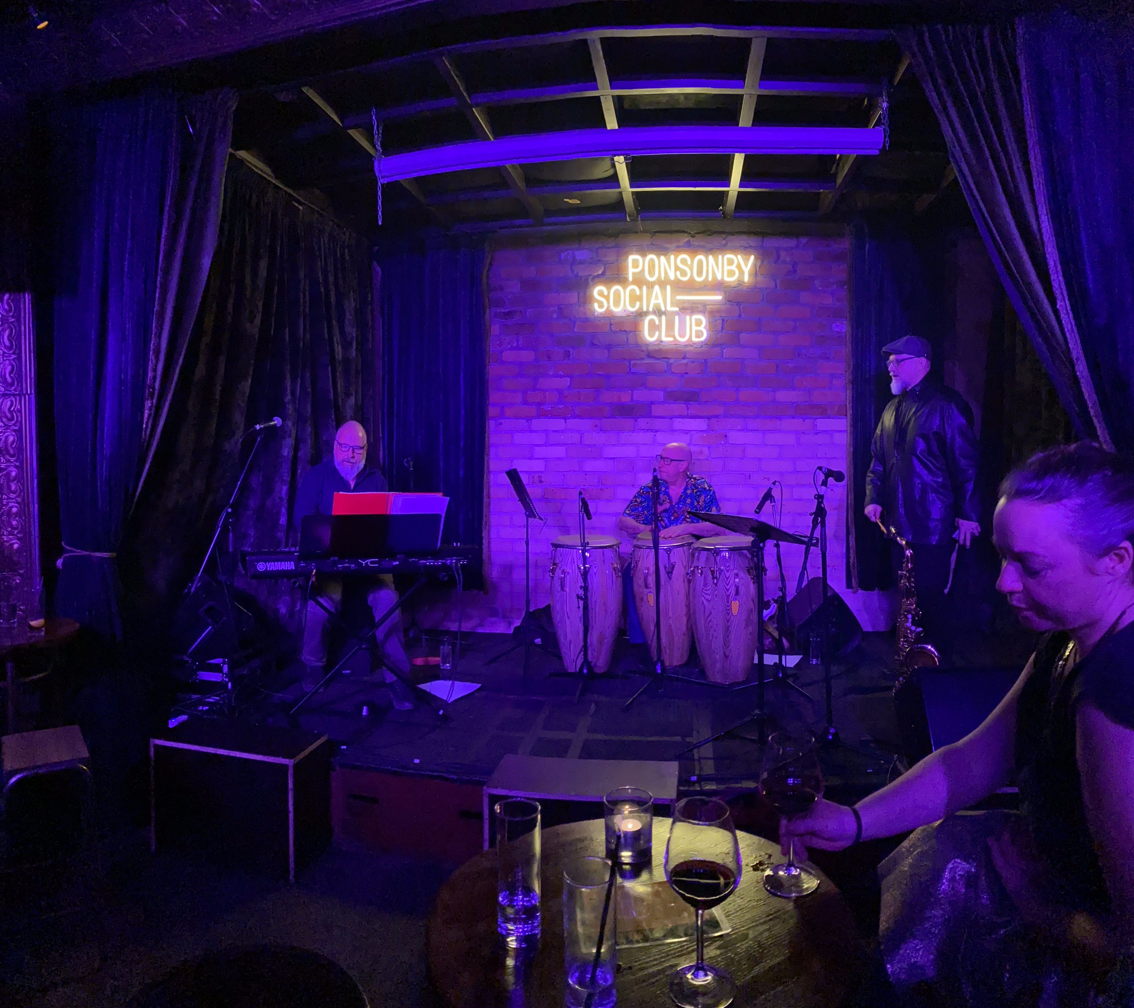 Fuentes Hopkins Baynes — full house at Ponsonby Social Club